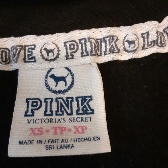 Victoria's Secret "Kangaroo Pocket" PINK Sweatshirt with EXTRA- LONG Sleeves - Picture 12 of 16